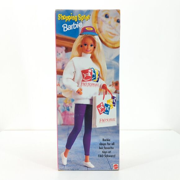 Mattel Barbie Shopping Spree Fao Schwarz Souvenir Edition Doll 1994 VTG #12749 - Picture 6 of 8